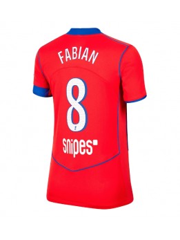 Paris Saint-Germain Fabian Ruiz #8 Ausweichtrikot für Frauen 2025-26 Kurzarm